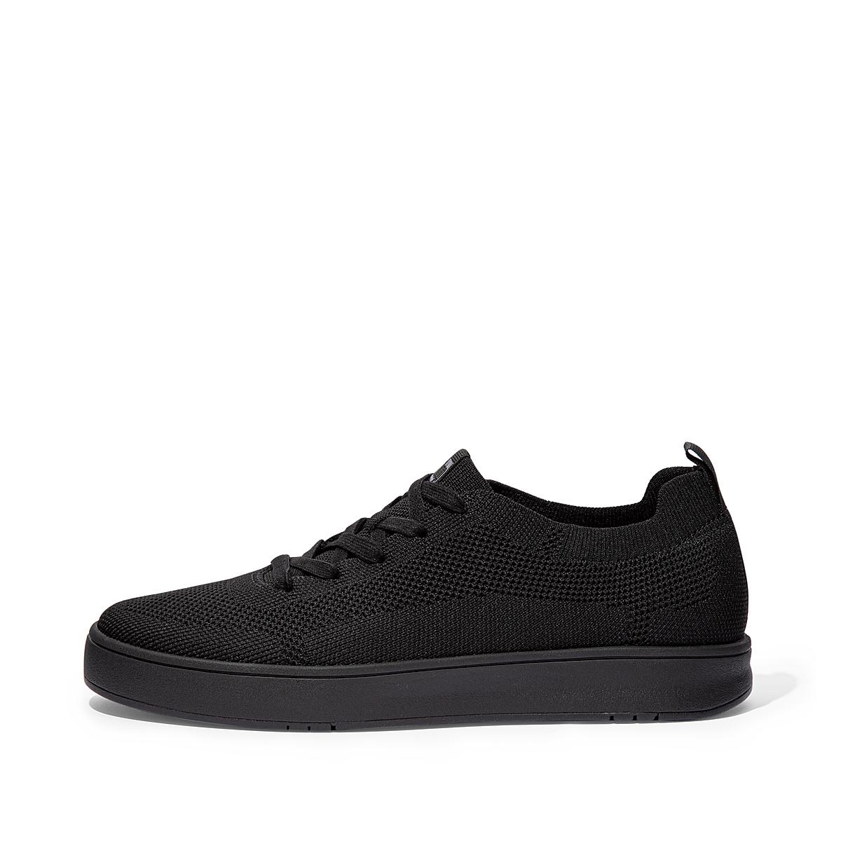 Fitflop Men's RALLY Airyknit Sneakers - Black, HC1649283